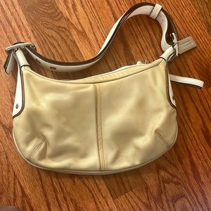 Fabric and Cloth Coach purse